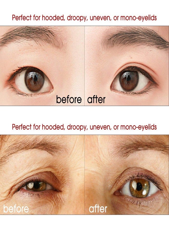 Pormasbenzer Ultra Invisible Double Eyelid Tapes Stickers Perfect for Saggy, Hooded, Droopy, Uneven, Mono-eyelids - Image 2